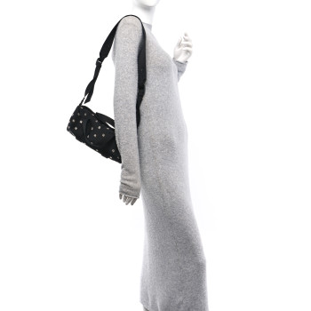 ALEXANDER WANG Nylon Crystal Wangsport Mini Duffle Black