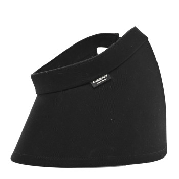 BURBERRY Canvas Visor S Black
