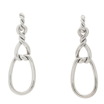DAVID YURMAN Sterling Silver Continuance Triple Drop Earrings DAVID YURMAN Sterling Silver Continuance Triple Drop Earrings