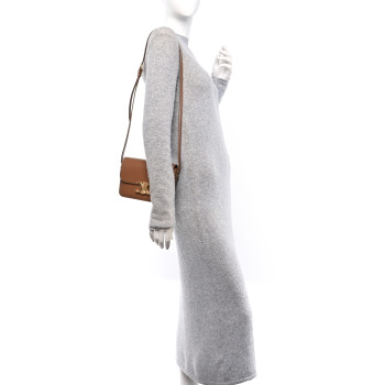 CELINE Shiny Calfskin Teen Triomphe Bronze