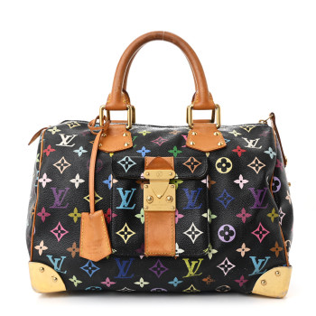 LOUIS VUITTON Monogram Multicolor Speedy 30 Black