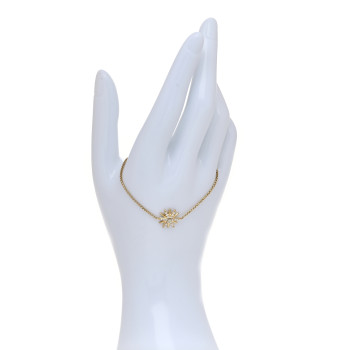 DAVID YURMAN 18K Yellow Gold Diamond Starburst Station Chain Bracelet DAVID YURMAN 18K Yellow Gold Diamond Starburst Station Chain Bracelet