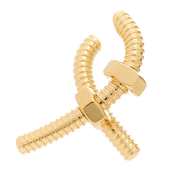 CARTIER 18K Yellow Gold Ecrou Single Right Earring CARTIER 18K Yellow Gold Ecrou Single Right Earring