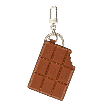 LOUIS VUITTON Monogram LV Chocolate Bar Bag Charm Key Holder