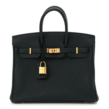 HERMES Togo Birkin 25 Vert Cypress