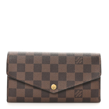 LOUIS VUITTON Damier Ebene Sarah Wallet NM