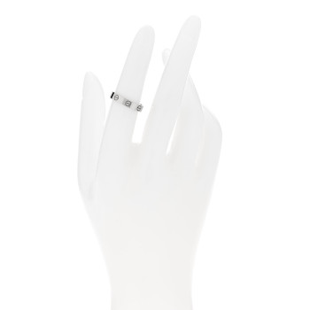 CARTIER 18K White Gold 3.5mm LOVE Wedding Band Ring 51 5.75 CARTIER 18K White Gold 3.5mm LOVE Wedding Band Ring 51 5.75