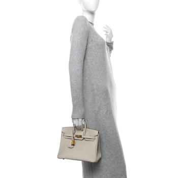 HERMES Togo Birkin 25 Beton