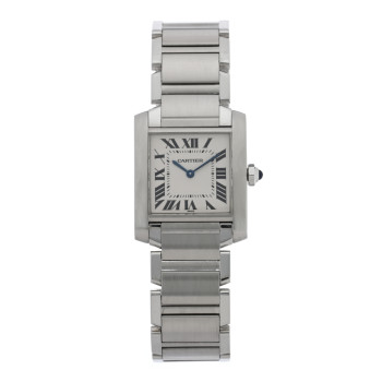CARTIER Stainless Steel 25mm Tank Francaise Quartz Watch CARTIER Stainless Steel 25mm Tank Francaise Quartz Watch