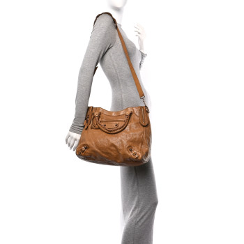 BALENCIAGA Agneau Giant 12 Rose Gold Hardware Velo Cumin