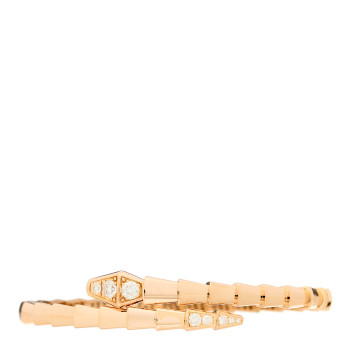 BULGARI 18K Rose Gold Diamond Serpenti Viper Bracelet BULGARI 18K Rose Gold Diamond Serpenti Viper Bracelet