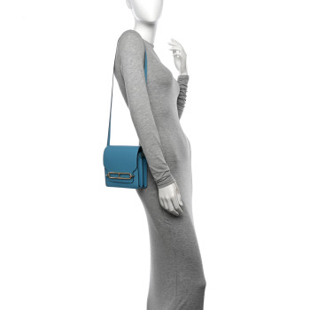 HERMES Evercolor Mini Sac Roulis Bleu Du Nord