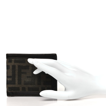 FENDI Zucca Bi-Fold Wallet Tobacco