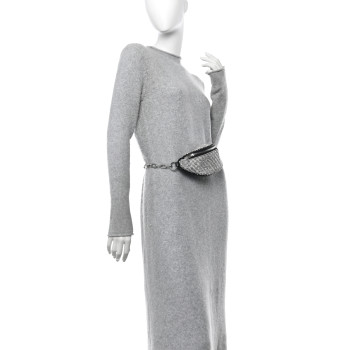 ALEXANDER WANG Rhinestone Mesh Mini Attica Belt Bag Black