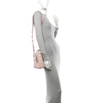 CHRISTIAN DIOR Lambskin Cannage Small Lucky Badges My Lady Dior Pink CHRISTIAN DIOR Lambskin Cannage Small Lucky Badges My Lady Dior Pink