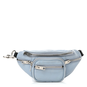 ALEXANDER WANG Lambskin Mini Attica Belt Bag Light Blue