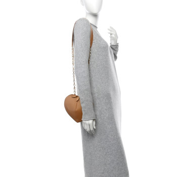 ALAIA Metallic Goatskin Le Coeur Chain Bag Cuivre ALAIA Metallic Goatskin Le Coeur Chain Bag Cuivre