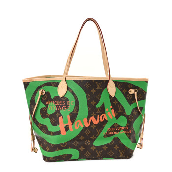 LOUIS VUITTON Monogram Tahitienne Hawaii Neverfull MM