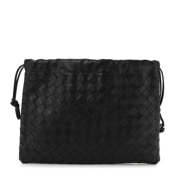 BOTTEGA VENETA Nappa Intrecciato Dustbag Black