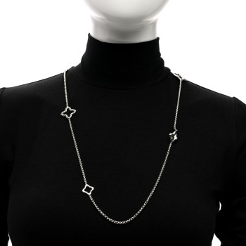 DAVID YURMAN Sterling Silver 25mm Quatrefoil Chain Necklace DAVID YURMAN Sterling Silver 25mm Quatrefoil Chain Necklace