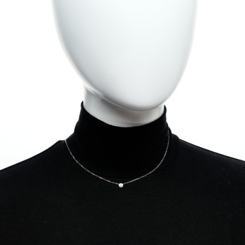 CARTIER 18K White Gold Diamond SM D'Amour Pendant Necklace CARTIER 18K White Gold Diamond SM D'Amour Pendant Necklace