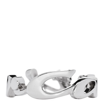 CARTIER 18K White Gold Signature Ring 51 5.75 CARTIER 18K White Gold Signature Ring 51 5.75