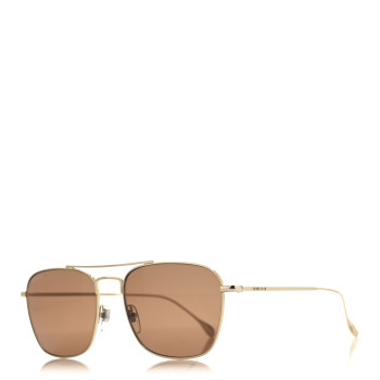 GUCCI Metal Aviator Sunglasses GG1183S Gold Brown