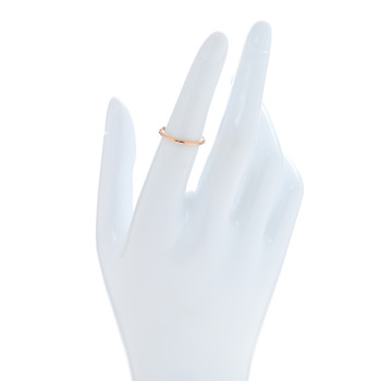 CARTIER 18K Pink Gold Band Ring 51 5.75 CARTIER 18K Pink Gold Band Ring 51 5.75