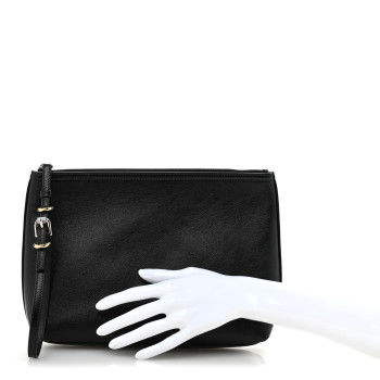 GIVENCHY Calfskin Voyou Pouch Black