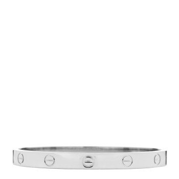 CARTIER 18K White Gold LOVE Bracelet 17 CARTIER 18K White Gold LOVE Bracelet 17