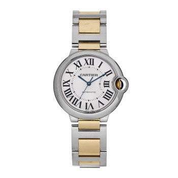 CARTIER Stainless Steel 18K Yellow Gold 36mm Ballon Bleu De Cartier Automatic Watch CARTIER Stainless Steel 18K Yellow Gold 36mm Ballon Bleu De Cartier Automatic Watch
