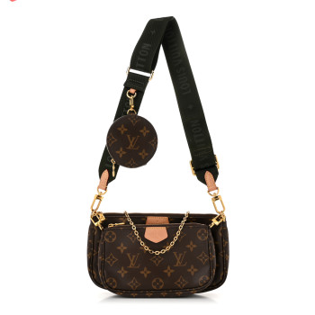 LOUIS VUITTON Monogram Multi Pochette Accessories Kaki
