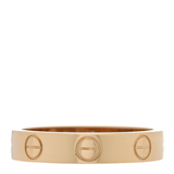 CARTIER 18K Yellow Gold 3.5mm LOVE Wedding Band Ring 49 5 CARTIER 18K Yellow Gold 3.5mm LOVE Wedding Band Ring 49 5