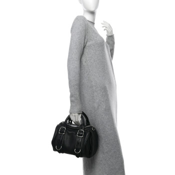 ALEXANDER WANG Pebbled Lambskin Rockie Black