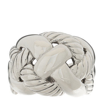 DAVID YURMAN Sterling Silver Braided Cable Dome Ring 54 7 DAVID YURMAN Sterling Silver Braided Cable Dome Ring 54 7