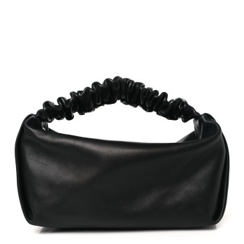 ALEXANDER WANG Lambskin Mini Scrunchie Bag Black