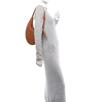 BOTTEGA VENETA Nappa Intrecciato Small Drop Shoulder Bag Wood