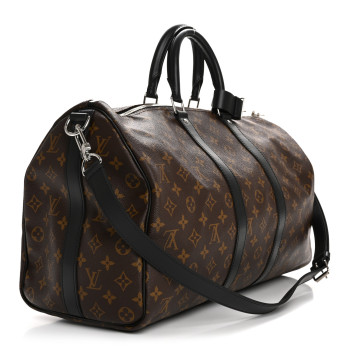 LOUIS VUITTON Monogram Macassar Keepall Bandouliere 45