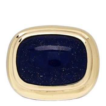 DAVID YURMAN Sterling Silver 18K Yellow Gold Lapis Lazuli Waverly Ring DAVID YURMAN Sterling Silver 18K Yellow Gold Lapis Lazuli Waverly Ring