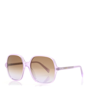 CELINE Acetate Square Sunglasses CL40244U Purple