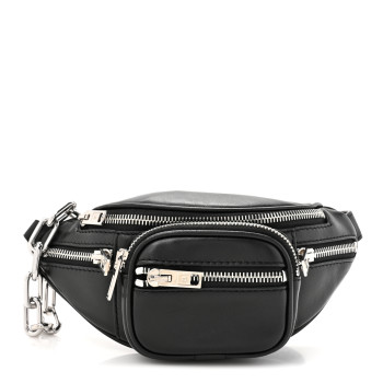 ALEXANDER WANG Lambskin Mini Attica Belt Bag Black