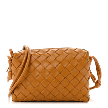 BOTTEGA VENETA Nappa Intrecciato Mini Loop Camera Bag Cob