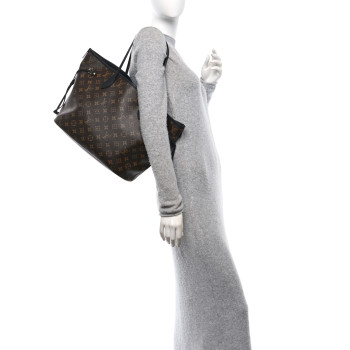 LOUIS VUITTON Monogram Calfskin Neo Neverfull Inside Out MM Black