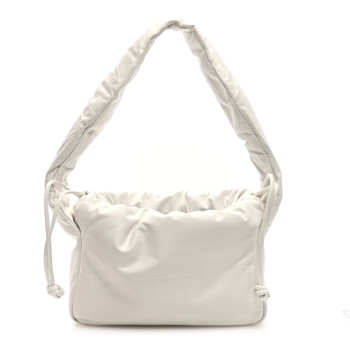 ALEXANDER WANG Lambskin Small Ryan Puffer Bag White
