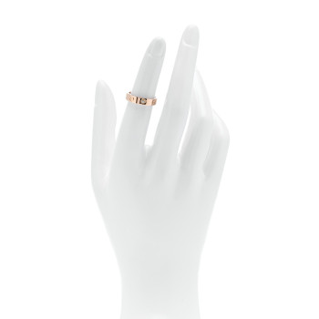 CARTIER 18K Pink Gold Diamond 4mm LOVE Wedding Band Ring 48 4.5 CARTIER 18K Pink Gold Diamond 4mm LOVE Wedding Band Ring 48 4.5