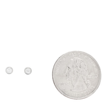 CARTIER 18K White Gold Diamond XS D'Amour Earrings CARTIER 18K White Gold Diamond XS D'Amour Earrings