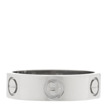 CARTIER Platinum 5.5mm LOVE Ring 56 7.5 CARTIER Platinum 5.5mm LOVE Ring 56 7.5