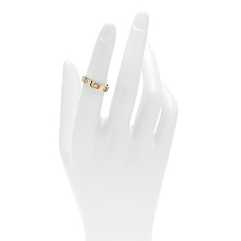 CARTIER 18K Yellow Gold 8 Diamond 4mm LOVE Wedding Band Ring 51 5.75 CARTIER 18K Yellow Gold 8 Diamond 4mm LOVE Wedding Band Ring 51 5.75
