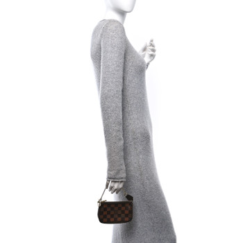 LOUIS VUITTON Damier Ebene Mini Pochette Accessories