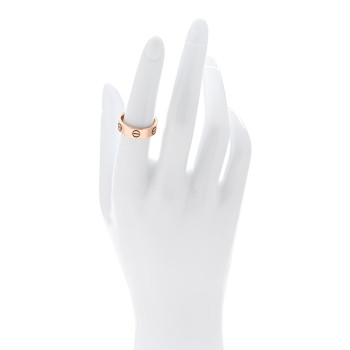 CARTIER 18K Pink Gold 5.5mm LOVE Ring 53 6.5 CARTIER 18K Pink Gold 5.5mm LOVE Ring 53 6.5